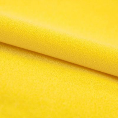 Креп стрейч Амузен 12-0752, 85 гр/м2, шир.150см, цвет жёлтый - купить в Кызыле. Цена 194.07 руб.