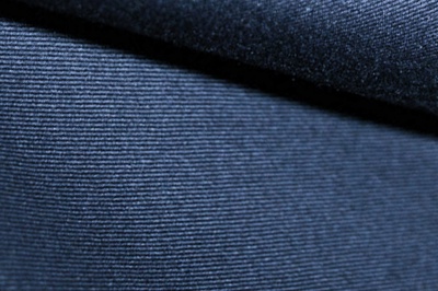 Ткань костюмная 8874/3, цвет темно-синий, 100% полиэфир - купить в Кызыле. Цена 433.60 руб.