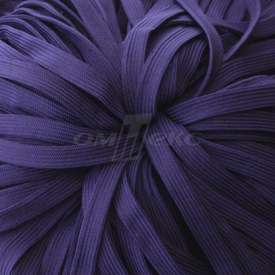 Шнур 15мм плоский (100+/-1м) №10 фиолетовый - купить в Кызыле. Цена: 10.21 руб.