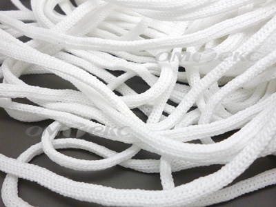 Шнур В-036 4 мм мелкое плетение 100 м белый - купить в Кызыле. Цена: 2.02 руб.