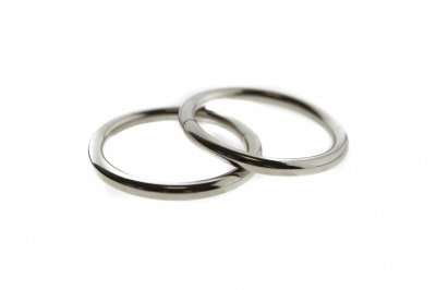 Кольцо металлическое d-32 мм, цв.-никель - купить в Кызыле. Цена: 3.54 руб.