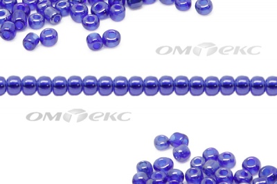 Бисер (TL) 11/0 ( упак.100 гр) цв.108 - синий - купить в Кызыле. Цена: 44.80 руб.
