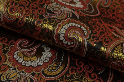 Ткань костюмная жаккард, 135 гр/м2, шир.150см, цвет бордо№6 - купить в Кызыле. Цена 441.95 руб.