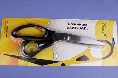 Ножницы ЗИГ-ЗАГ "MAXWELL" 230 мм - купить в Кызыле. Цена: 1 041.25 руб.
