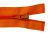 Спиральная молния Т5 849, 75 см, автомат, цвет оранжевый - купить в Кызыле. Цена: 16.28 руб.