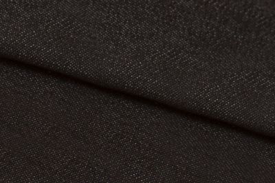 Ткань джинсовая №96, 160 гр/м2, шир.148см, цвет чёрный - купить в Кызыле. Цена 350.42 руб.