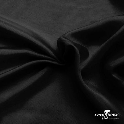 Ткань подкладочная Таффета 190Т, Middle, BLACK, 53 г/м2, шир.150 см   - купить в Кызыле. Цена 35.50 руб.