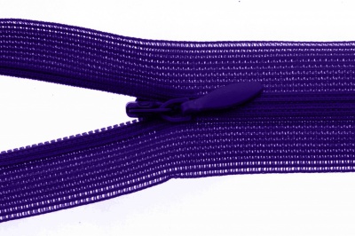 Молния потайная Т3 866, 20 см, капрон, цвет фиолетовый - купить в Кызыле. Цена: 5.27 руб.