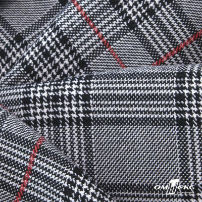 Ткань костюмная "Клер" 80% P, 16% R, 4% S, 200 г/м2, шир.150 см,#10 цв-серый/красный - купить в Кызыле. Цена 412.02 руб.