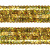 Тесьма с пайетками D16, шир. 20 мм/уп. 25+/-1 м, цвет золото - купить в Кызыле. Цена: 778.19 руб.