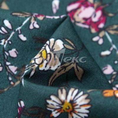 Плательная ткань "Фламенко" 6.1, 80 гр/м2, шир.150 см, принт растительный - купить в Кызыле. Цена 241.49 руб.