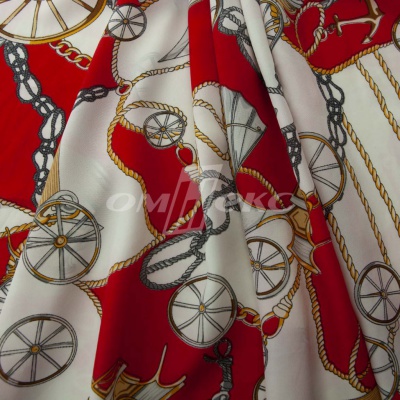 Плательная ткань "Фламенко" 13.1, 80 гр/м2, шир.150 см, принт этнический - купить в Кызыле. Цена 241.49 руб.