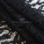 Кружевное полотно #2307, 145 гр/м2, шир.150см, цвет чёрный - купить в Кызыле. Цена 449.07 руб.