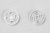 Кнопки пришивные пластиковые 11,5 мм, блистер 24шт, цв.-прозрачные - купить в Кызыле. Цена: 59.44 руб.