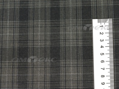 Ткань костюмная клетка 25235 2004, 185 гр/м2, шир.150см, цвет серый/бел - купить в Кызыле. Цена 
