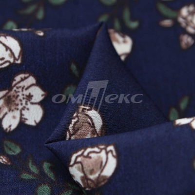 Плательная ткань "Фламенко" 3.2, 80 гр/м2, шир.150 см, принт растительный - купить в Кызыле. Цена 239.03 руб.
