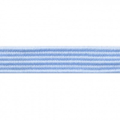 Резиновые нити с текстильным покрытием, шир. 6 мм ( упак.30 м/уп), цв.- 108-голубой - купить в Кызыле. Цена: 155.22 руб.