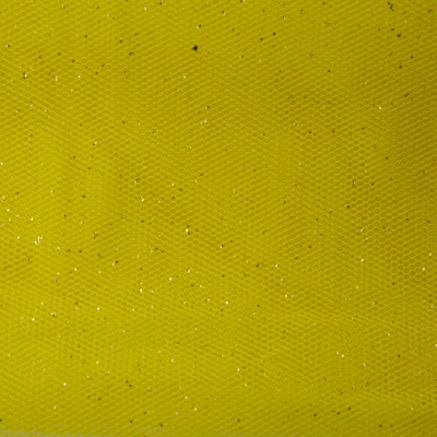 Сетка Глиттер, 24 г/м2, шир.145 см., желтый - купить в Кызыле. Цена 117.24 руб.
